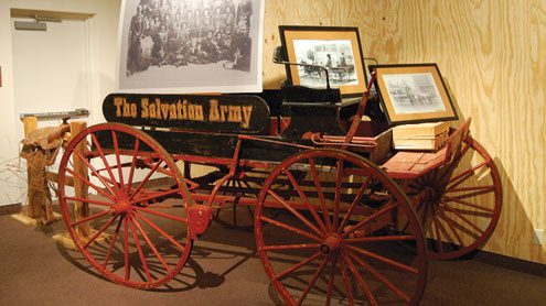 wagon in museum