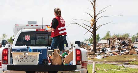 Salvation Army provides emotional and spiritual care in Oklahoma.