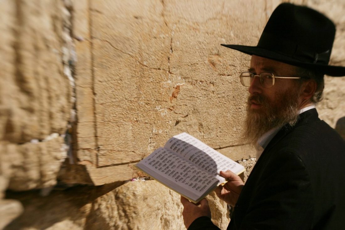 Jewish man at Wailing Wall