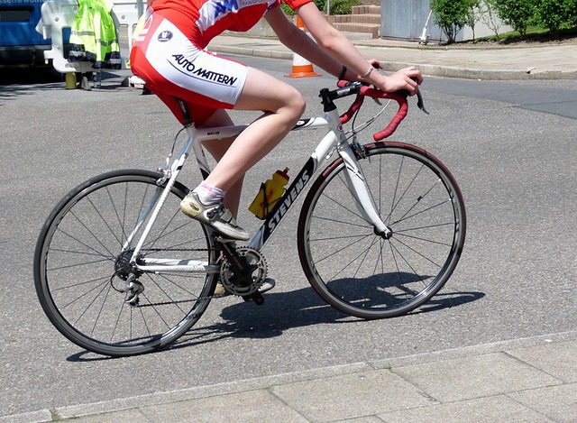 Person on bicycle