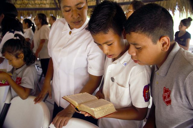 Children from The Salvation Army Children’s Home in Mazatlan, Mexico.