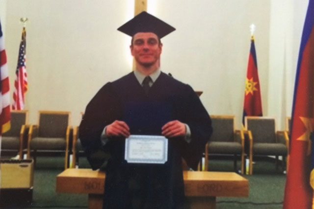Jason Johnson completed the Portland Adult Rehabilitation Center (ARC) GED program and graduated from the ARC in July.