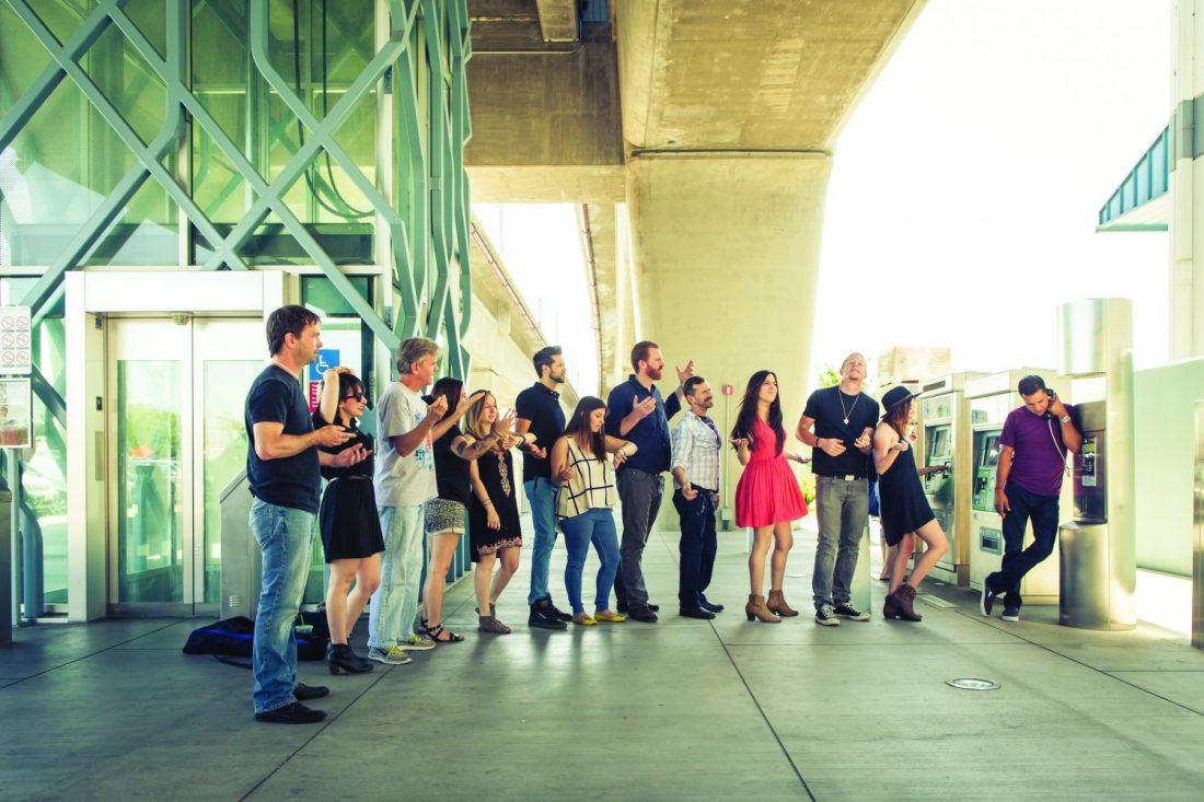 Group of people standing together