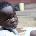 Child looking at camera