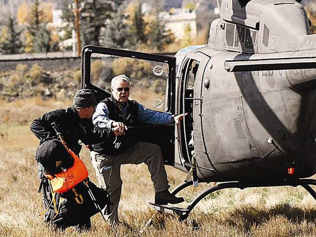 Dan Smith and Helicopter