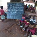 children in outdoor school