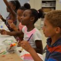 Children painting