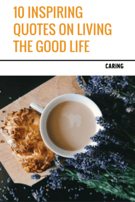 essay on living a good life