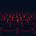 Empty seats in theater