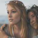 Female friends hugging