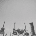 Instruments in black and white
