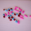 different colored pills