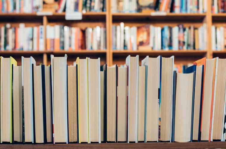 books on a shelf