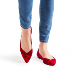 Red "Rothy's" Flats 