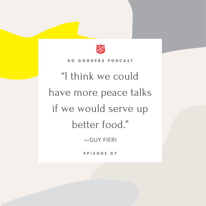 Peace Talks and Food Quote Guy Fieri