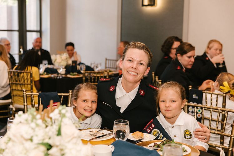 Salvation Army Troop Leader with Sunbeam Troops