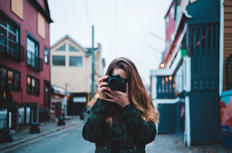 Taking Photo in Street