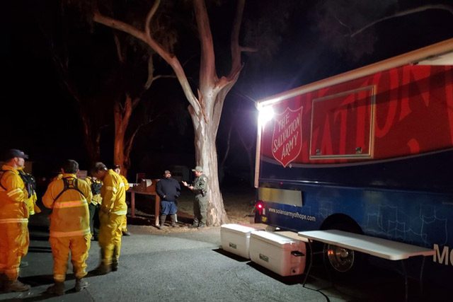 EDS and Firefighters During California Wildfire