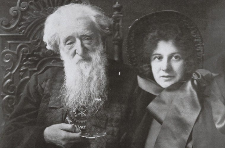 Picture of William Booth and daughter Evangeline