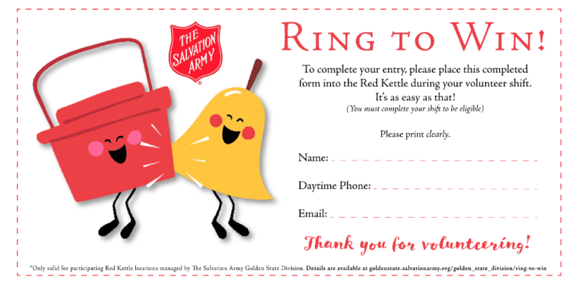 "Ring to Win" submission form