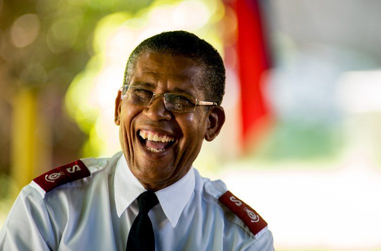 Salvation Army Officer smiling
