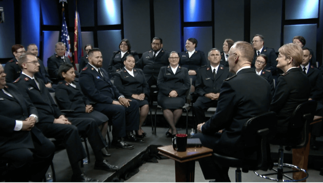 Commissioners Kenneth G. and Jolene K. Hodder with Lieutenants