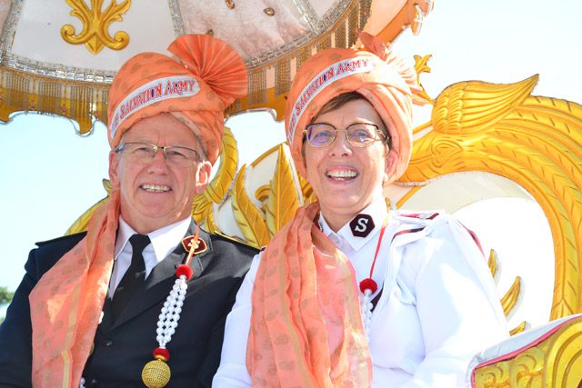 General Brian Peddle with Commissioner Rosalie Peddle