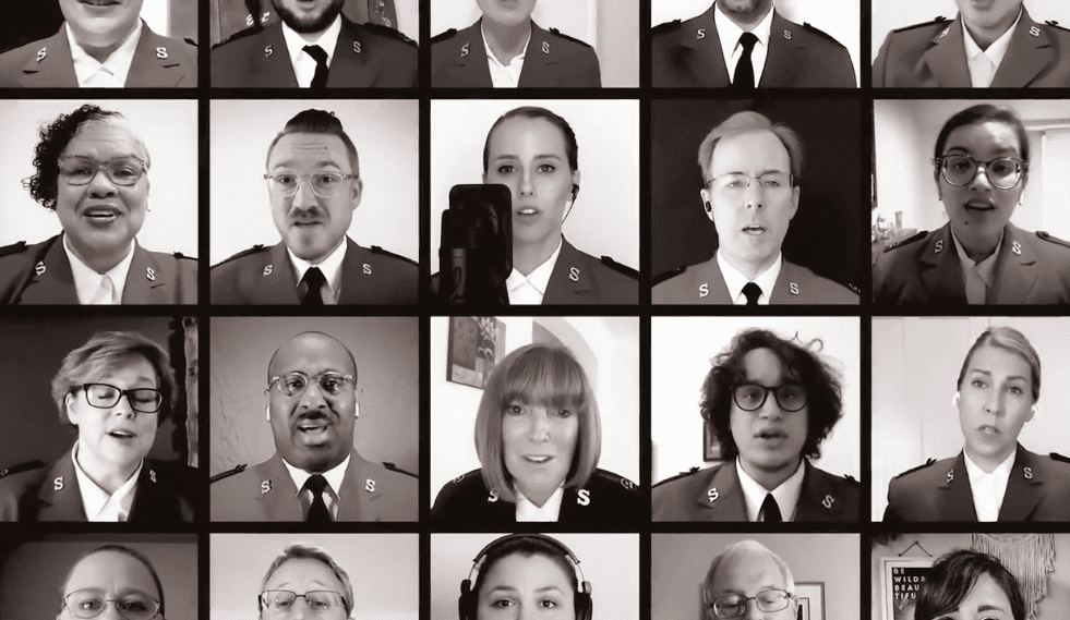 Salvation Army Officer headshot collage
