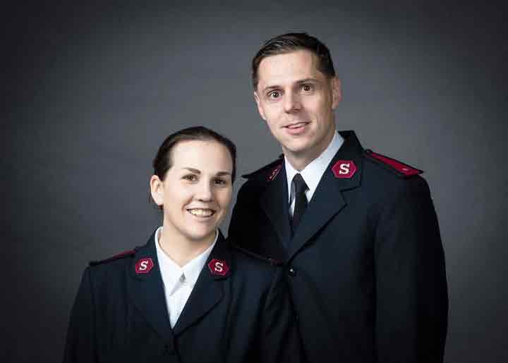 Lts. Johnathan and Amber Herzog become Salvation Army officers / pastors