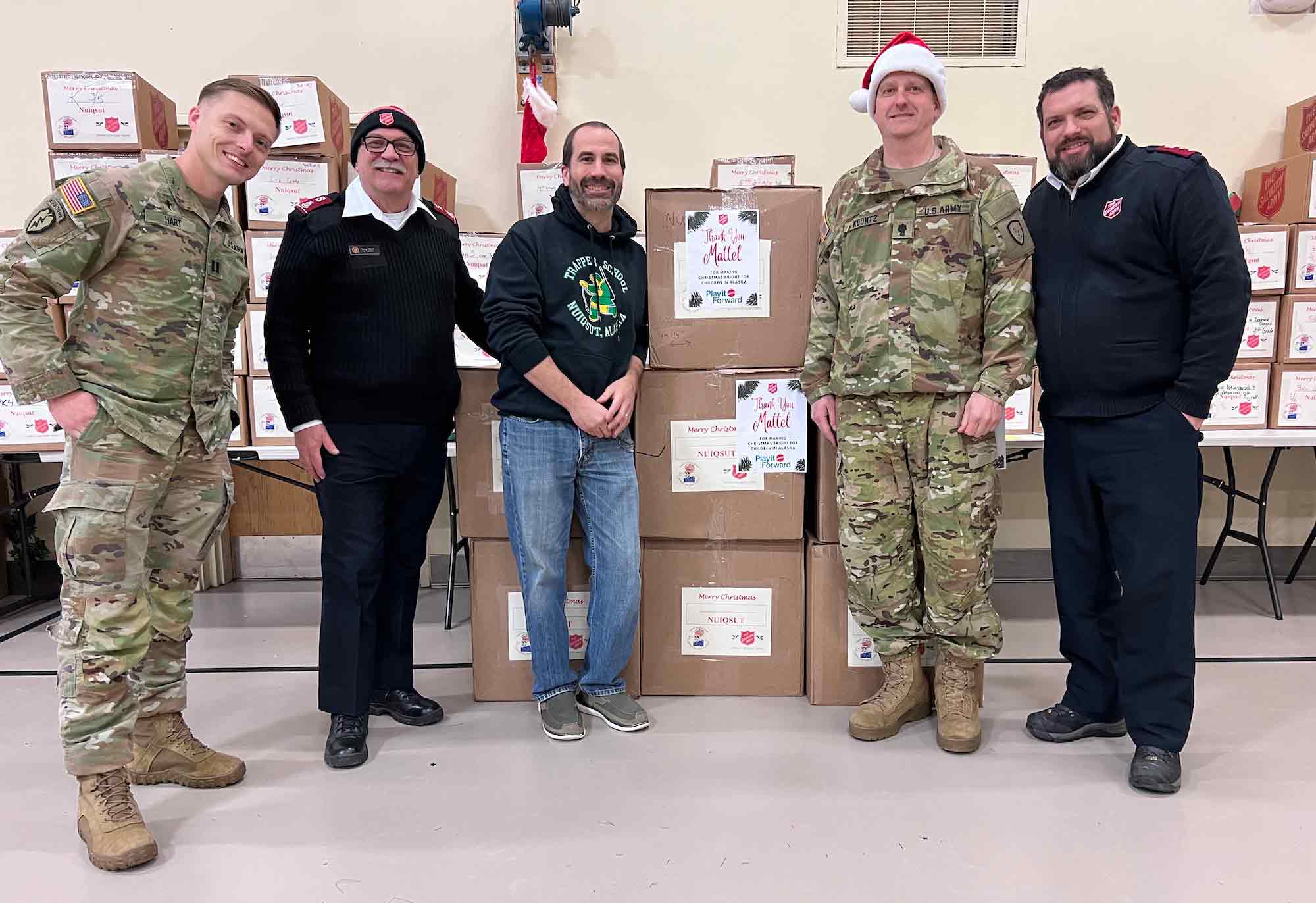 Toys bring Christmas cheer to children in Alaska's remote villages