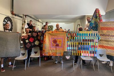 Quilts bring 'hug' of encouragement to men at Joseph McFee center