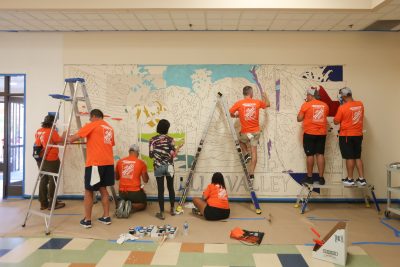 The Salvation Army Cathedral City Corps Beautified by 400 Home Depot Foundation Volunteers