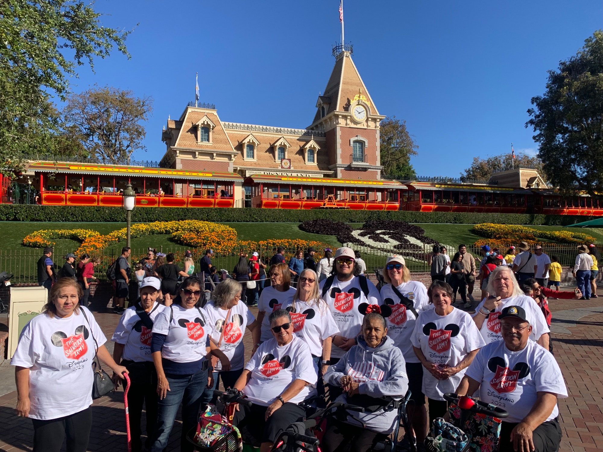 Seniors from The Salvation Army Modesto Red Shield share in the wonder of Disneyland