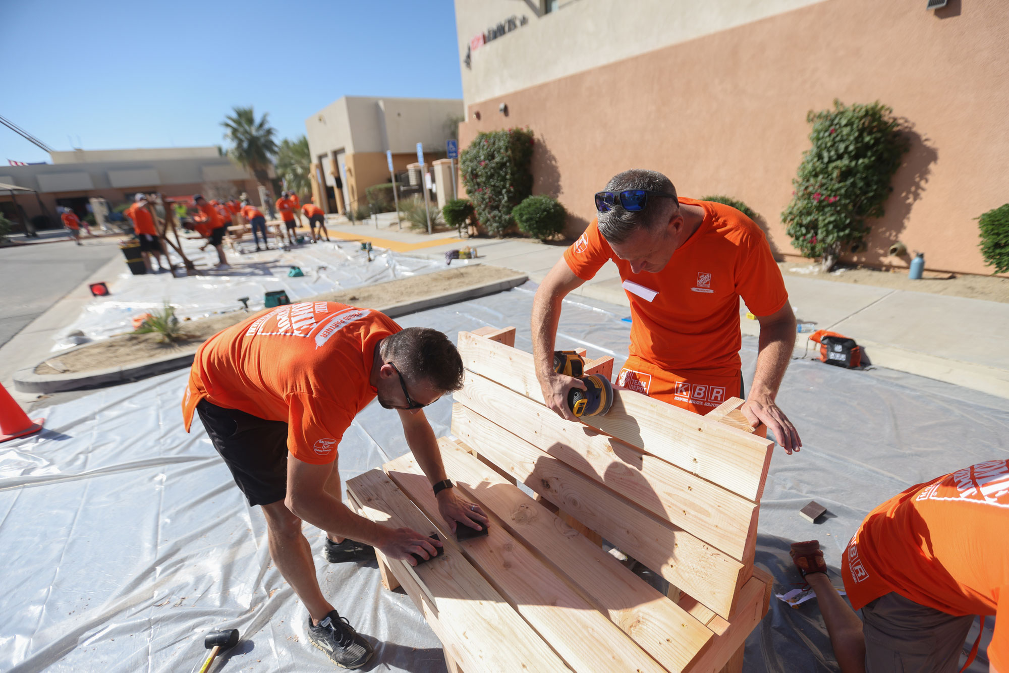 The Salvation Army Cathedral City Corps Beautified by 400 Home Depot Foundation Volunteers