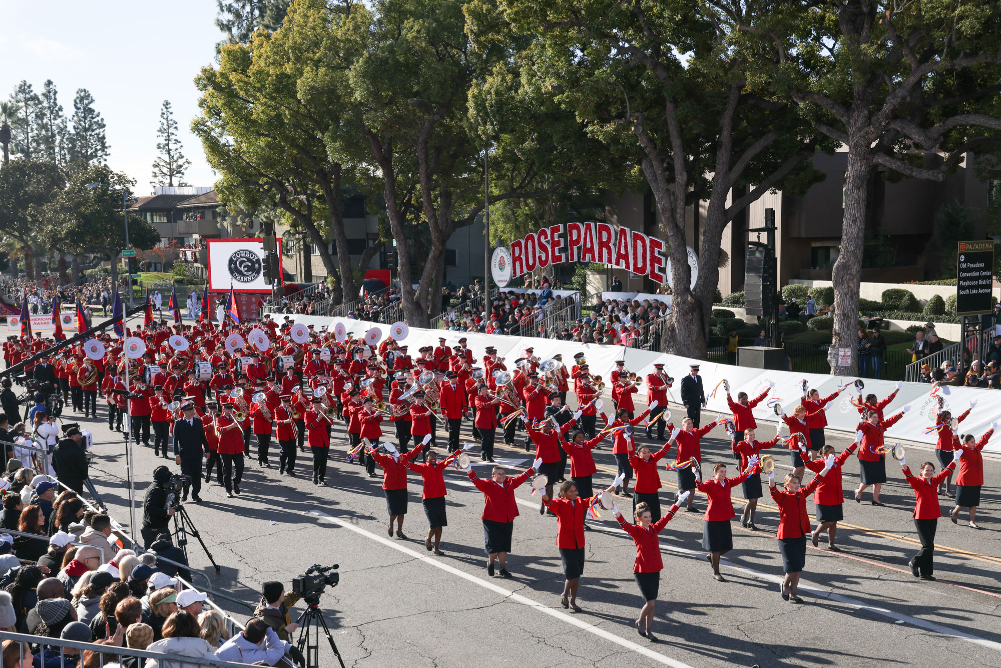 The Salvation Army marches in the 135th Tournament of Roses Rose Parade