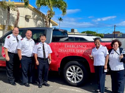 Salvation Army training college officers serve survivors of Maui wildfires