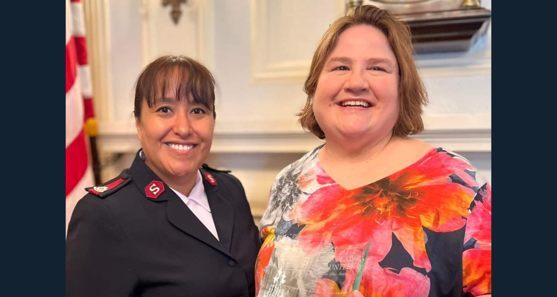 'Backbone' of Cordova Salvation Army honored with volunteer award