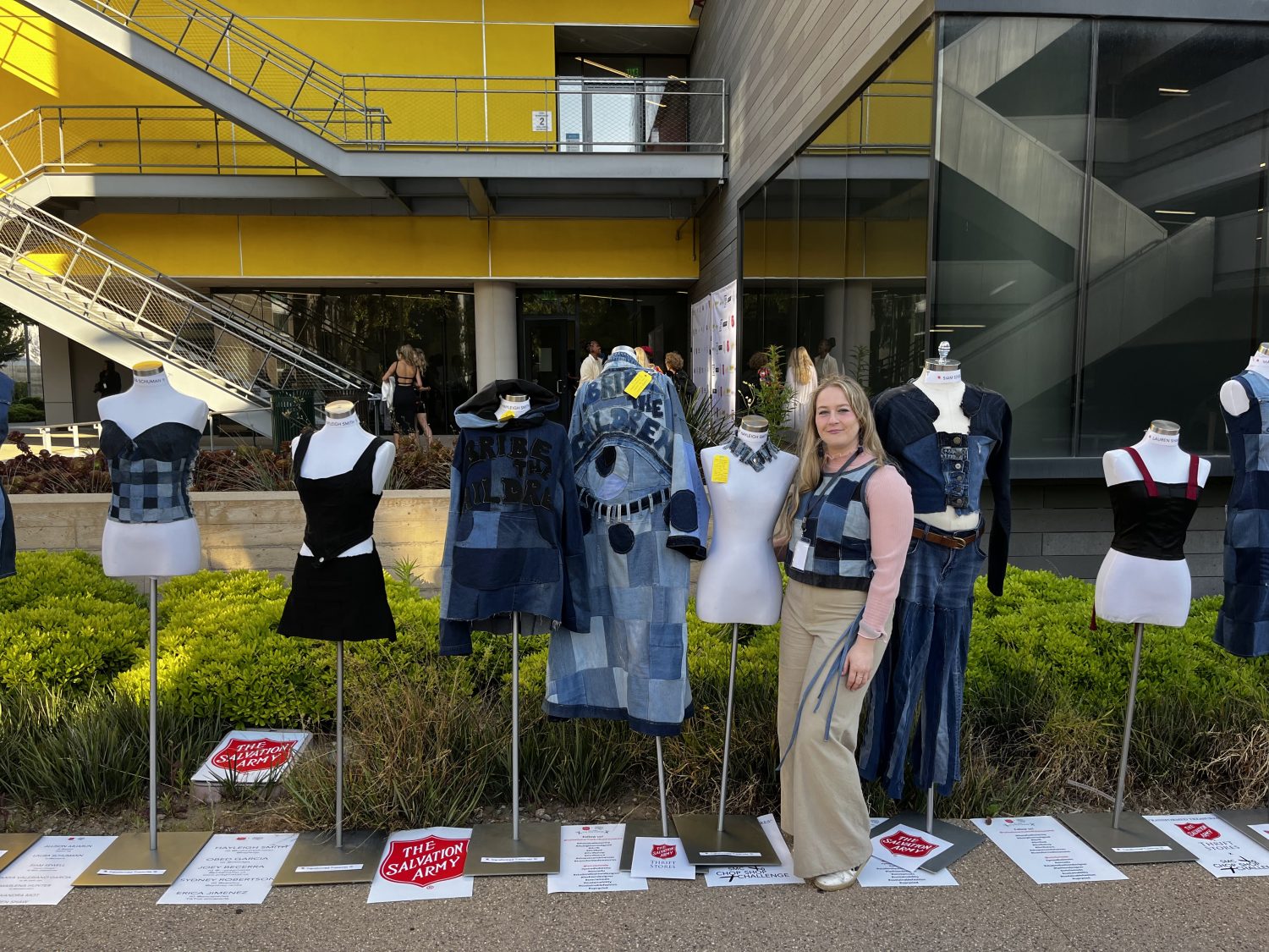 Design students transform old clothes into new treasures with The Salvation Army