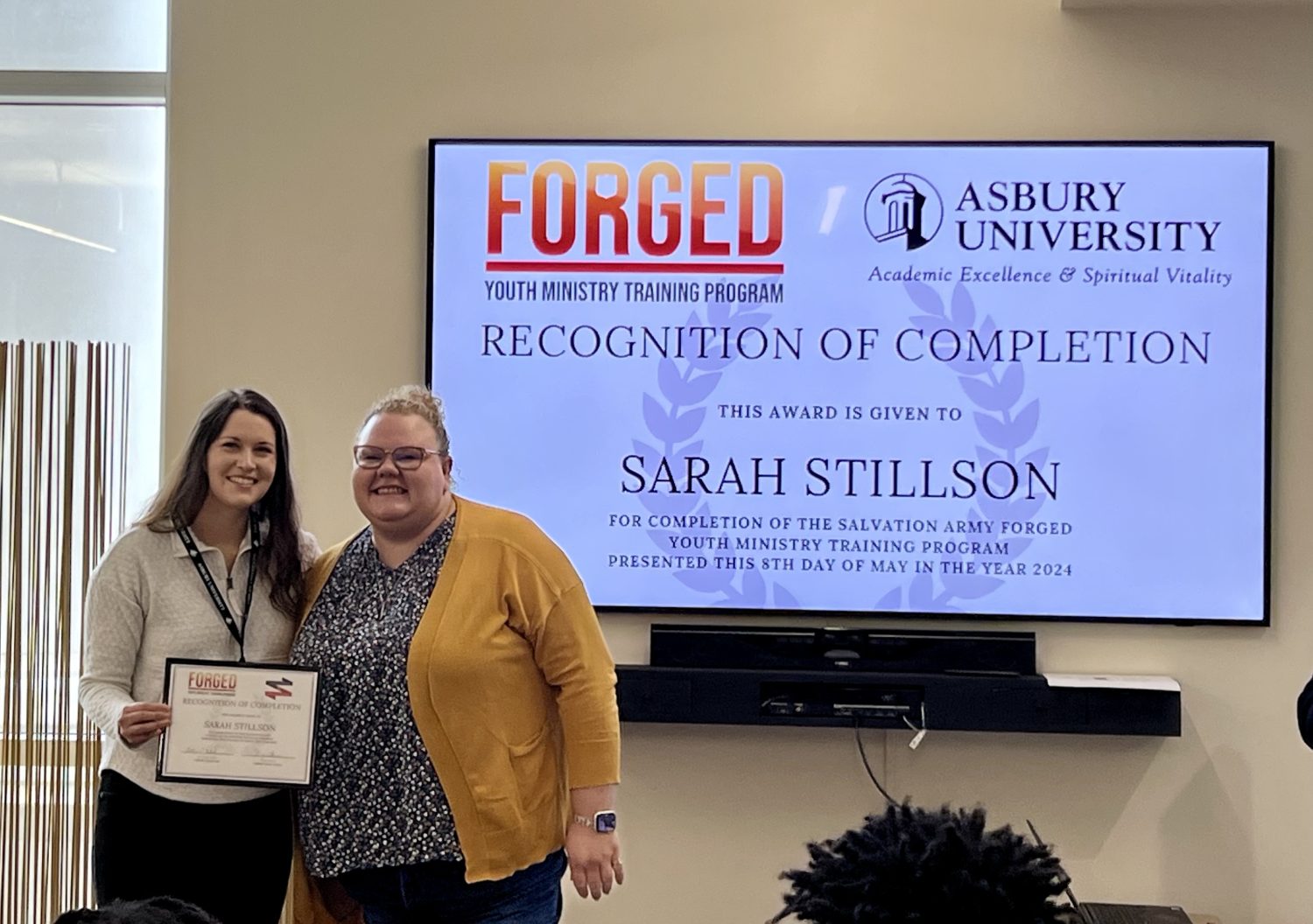 Asbury University's FORGED program refreshes one long-time Salvation Army youth worker