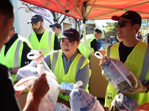 In South LA, a Salvation Army turkey giveaway creates 'a sense of unity'