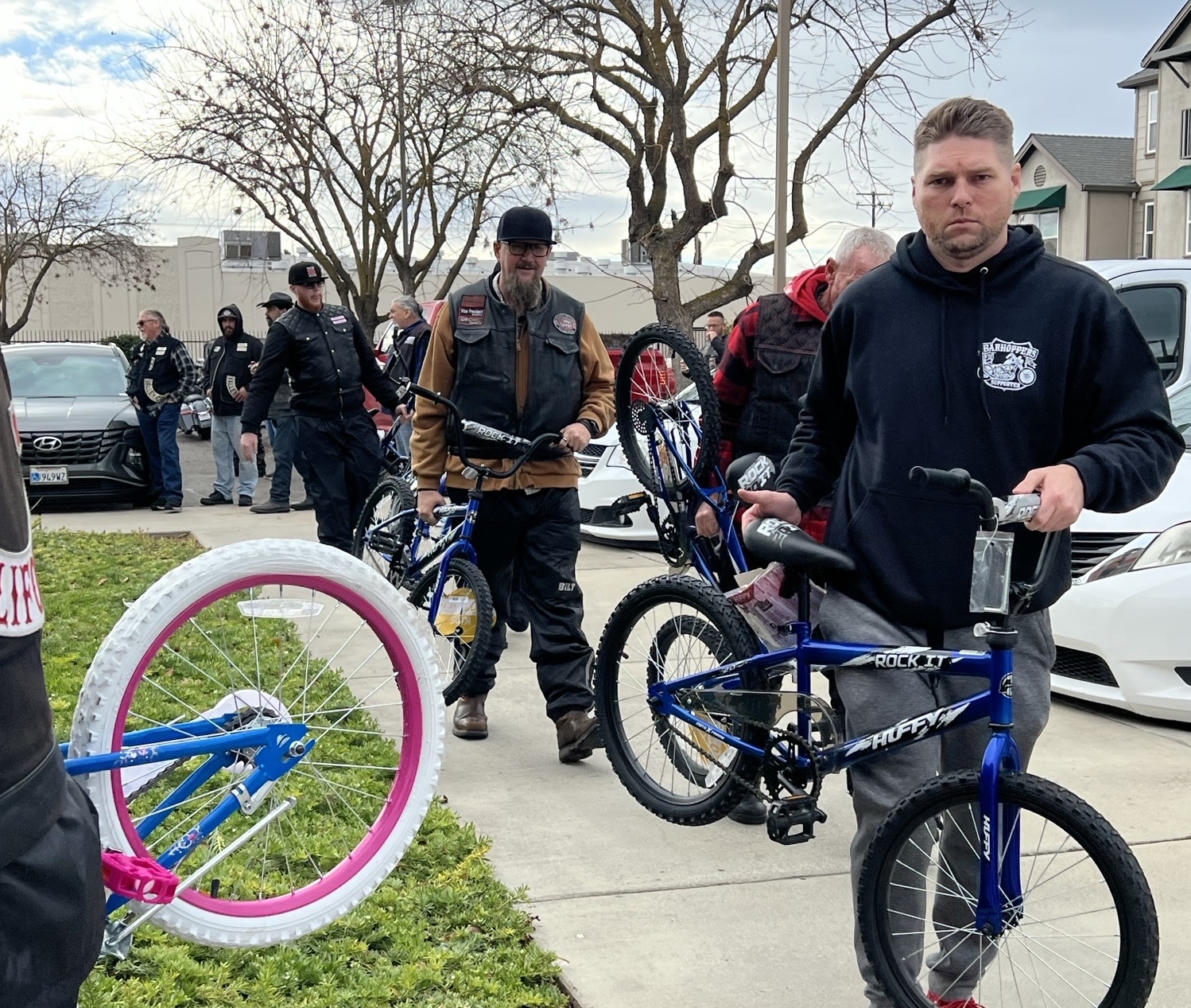 Motorcycle club members rev up joy for Turlock families at annual Toy Run