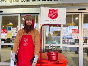 How a Salvation Army bellringer went from living in his car to spreading kettle cheer