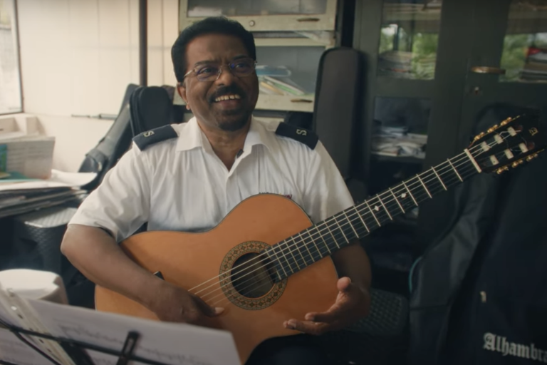 The Beautiful Shore: Why a cemetery is a “paradise” for this musician in Kerala, India