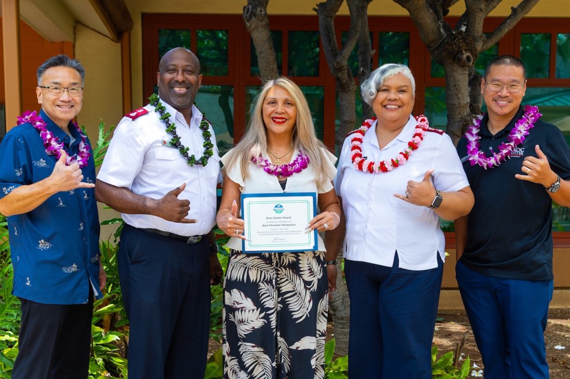 Kroc Center Hawaii earns recognition as a Best Christian Workplace