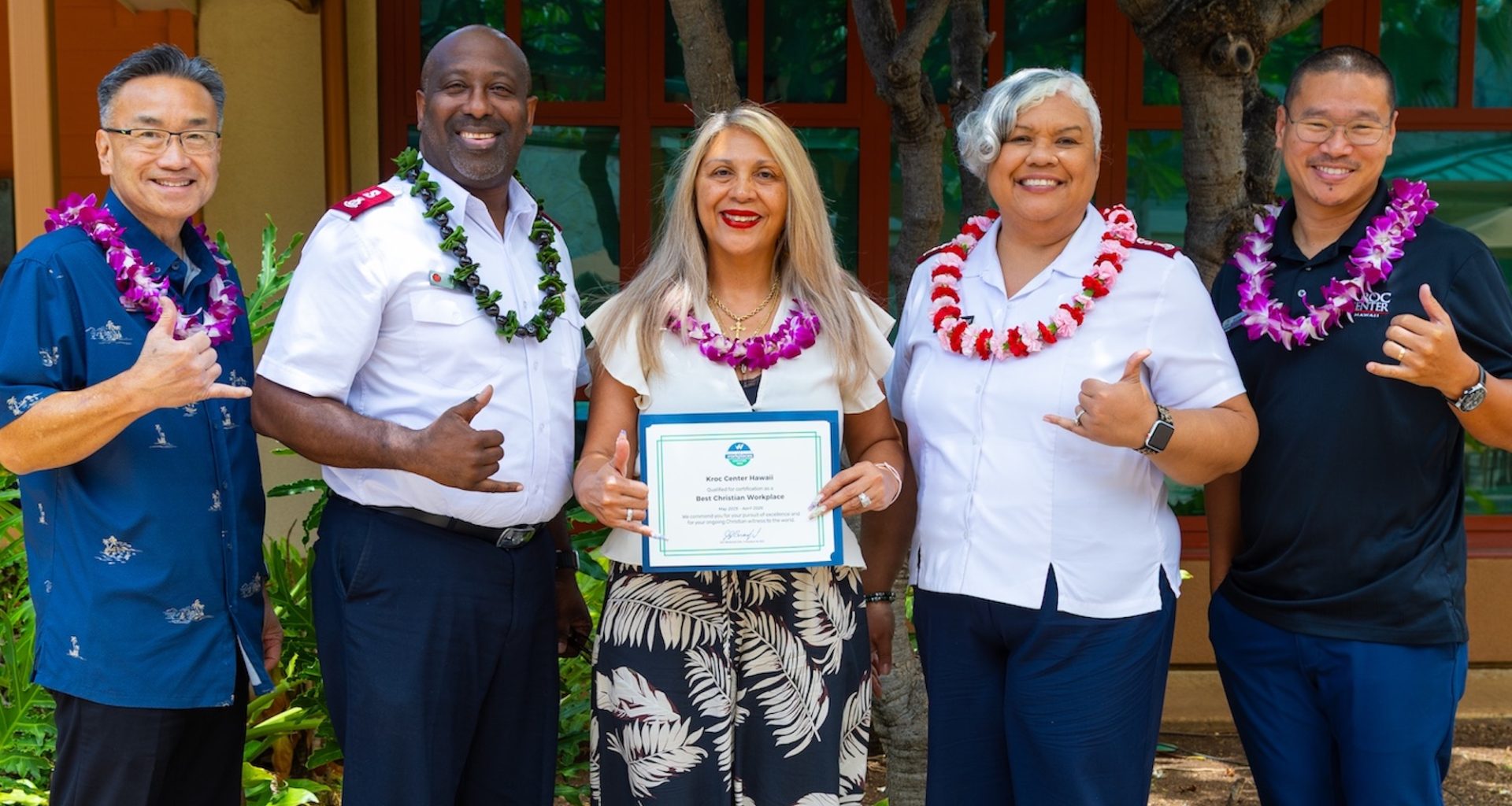 Kroc Center Hawaii earns recognition as a Best Christian Workplace