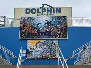 Students craft ocean murals with recycled clothes from The Salvation Army
