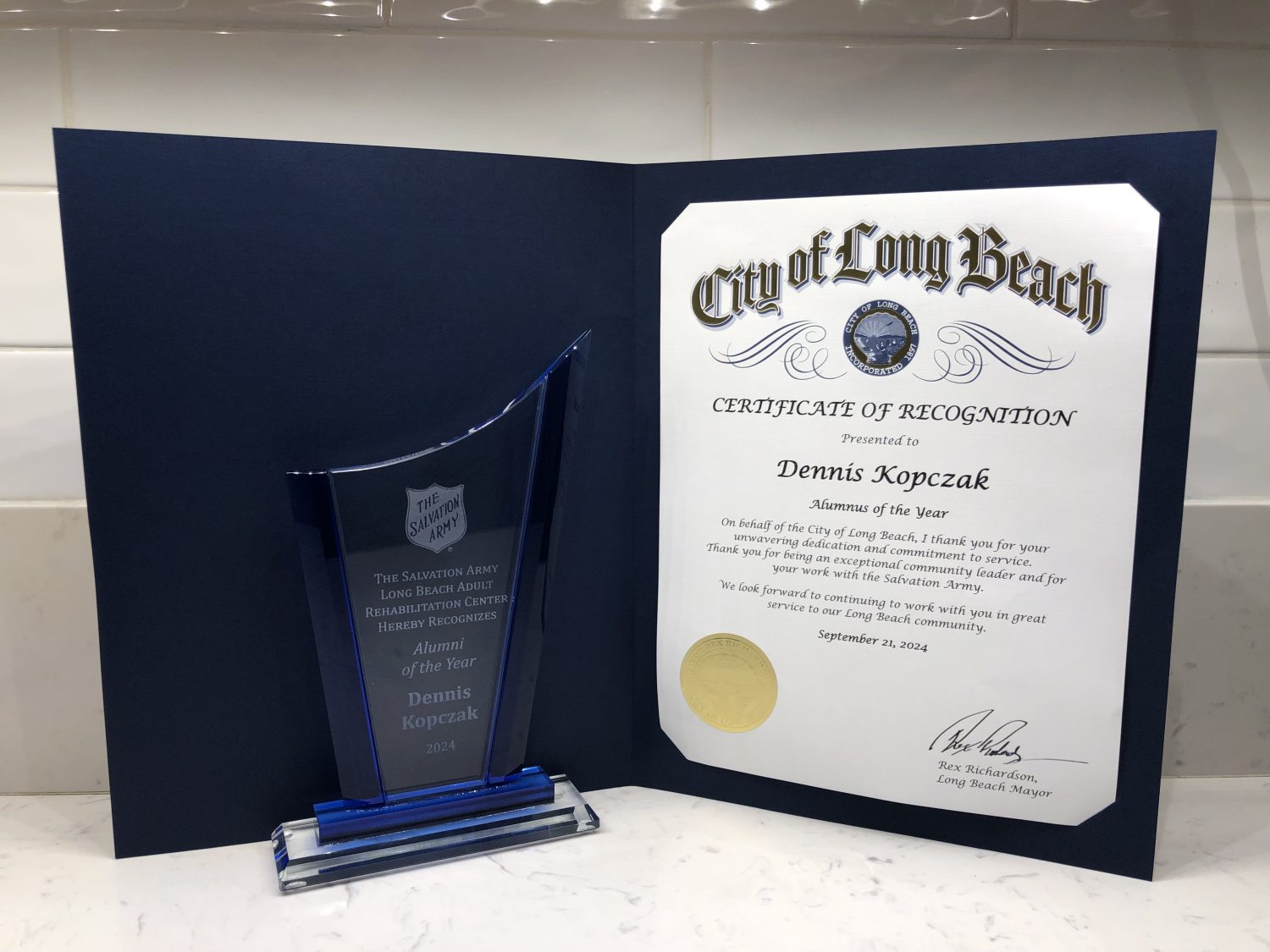 Alumnus honored for growing Long Beach ARC alumni community