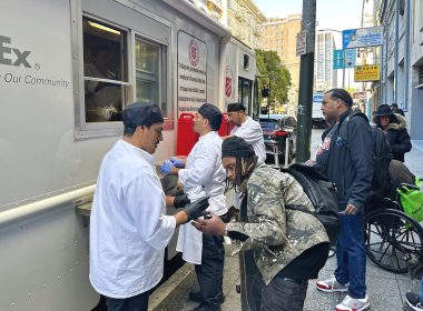 San Francisco Salvation Army culinary students take meals to the streets