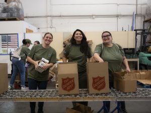 Blue Shield volunteers step up with The Salvation Army to serve those in need