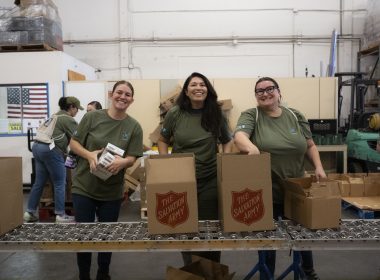Blue Shield volunteers step up with The Salvation Army to serve those in need